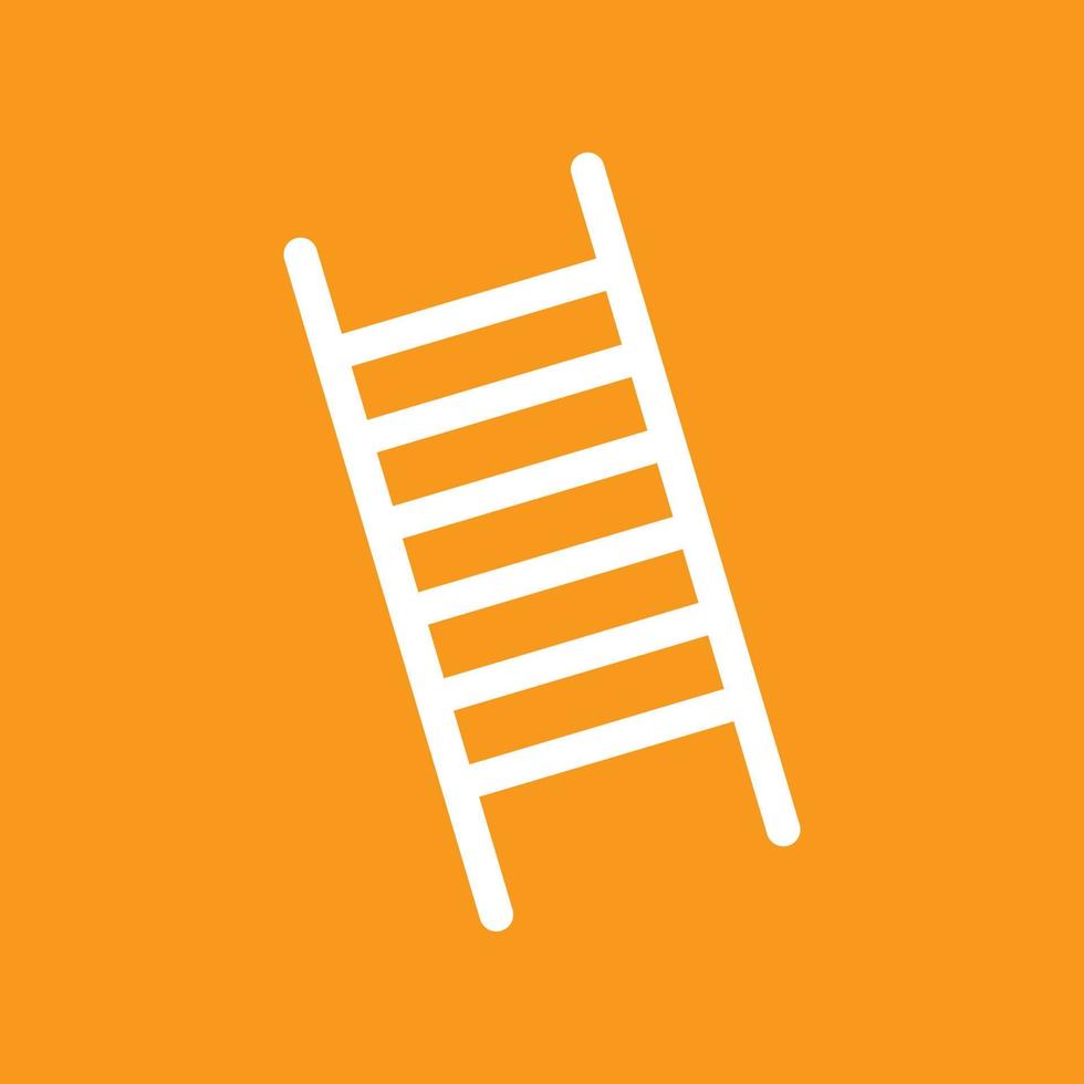 Ladder Line Color Background Icon vector