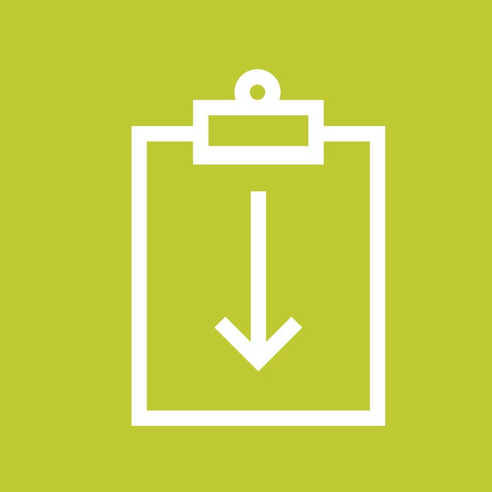 Assignment Return II Line Color Background Icon vector