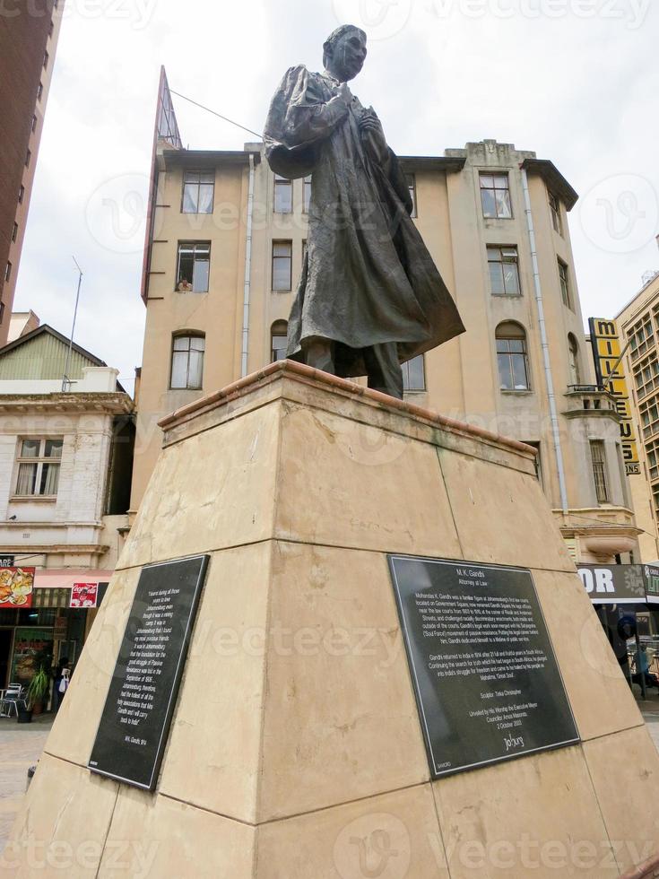 Gandhi Statue - Johannesburg, South Africa photo