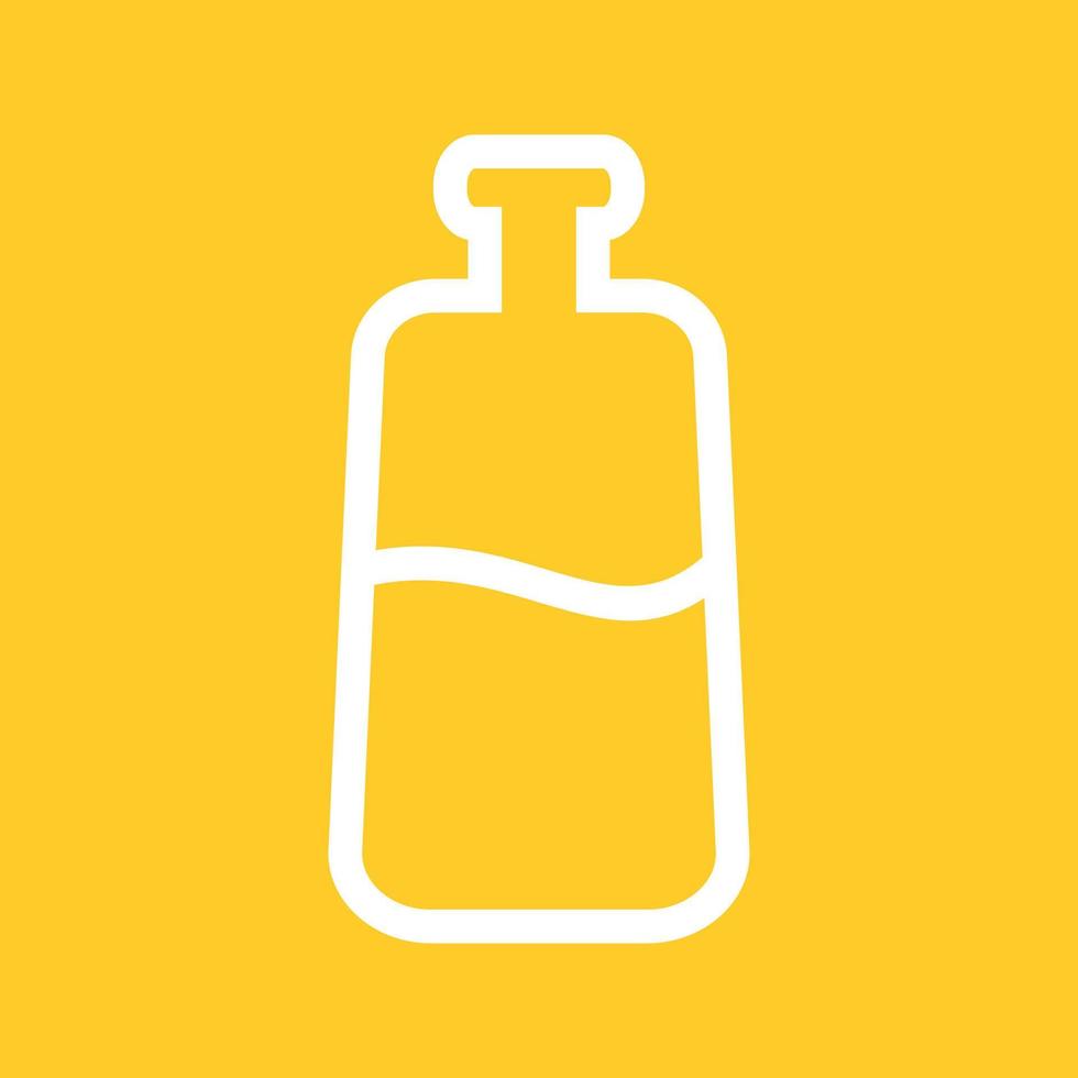 Milk Bottle Line Color Background Icon vector