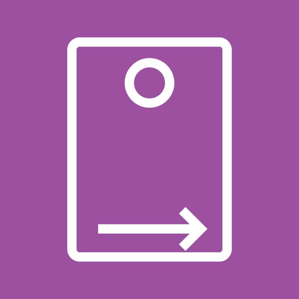 Rear Camera Line Color Background Icon vector