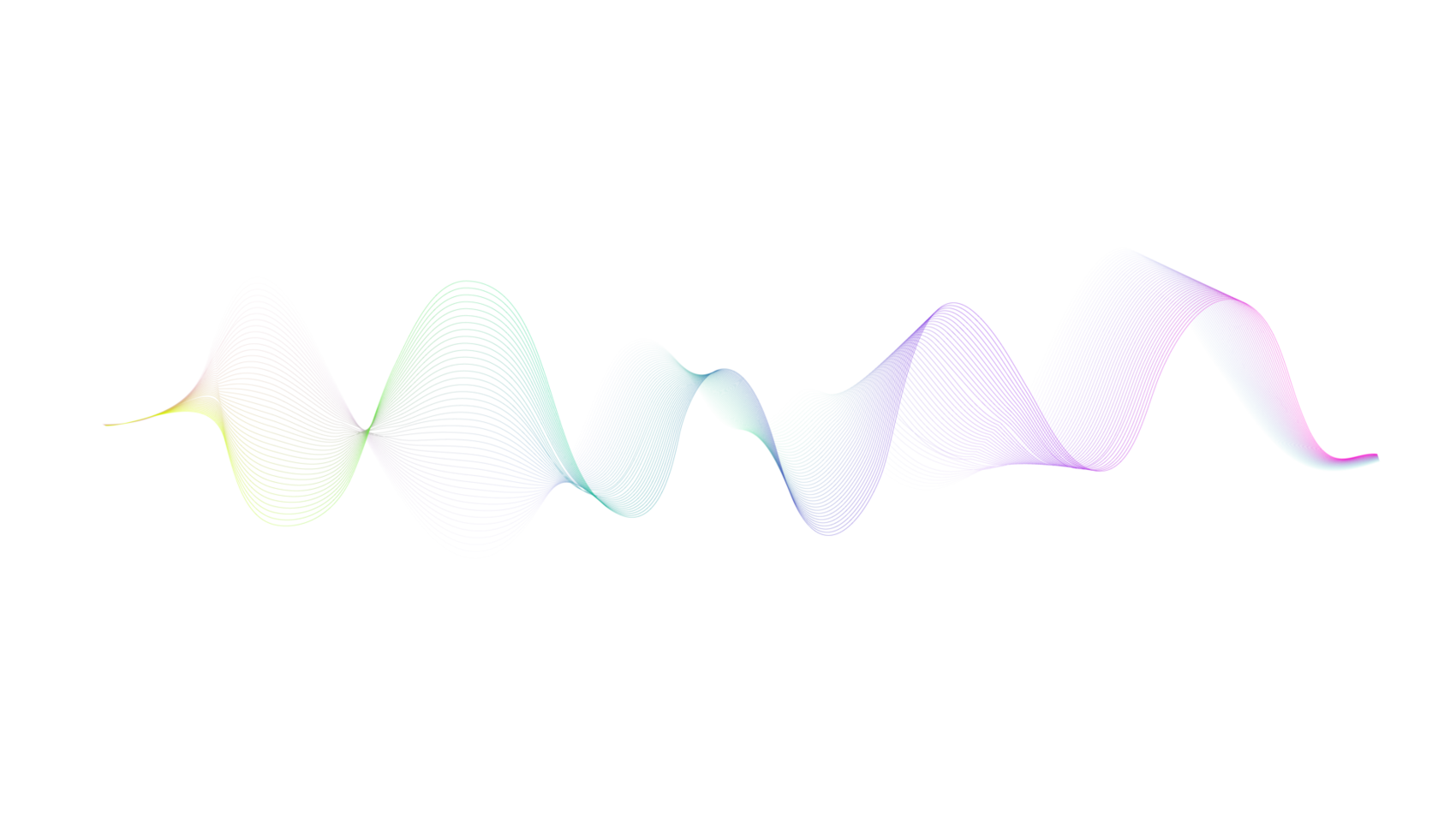 Modern Wave line and neon color png