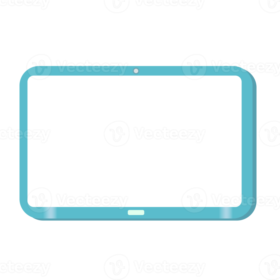tecnologia de smartphone de tablet de tela em branco png