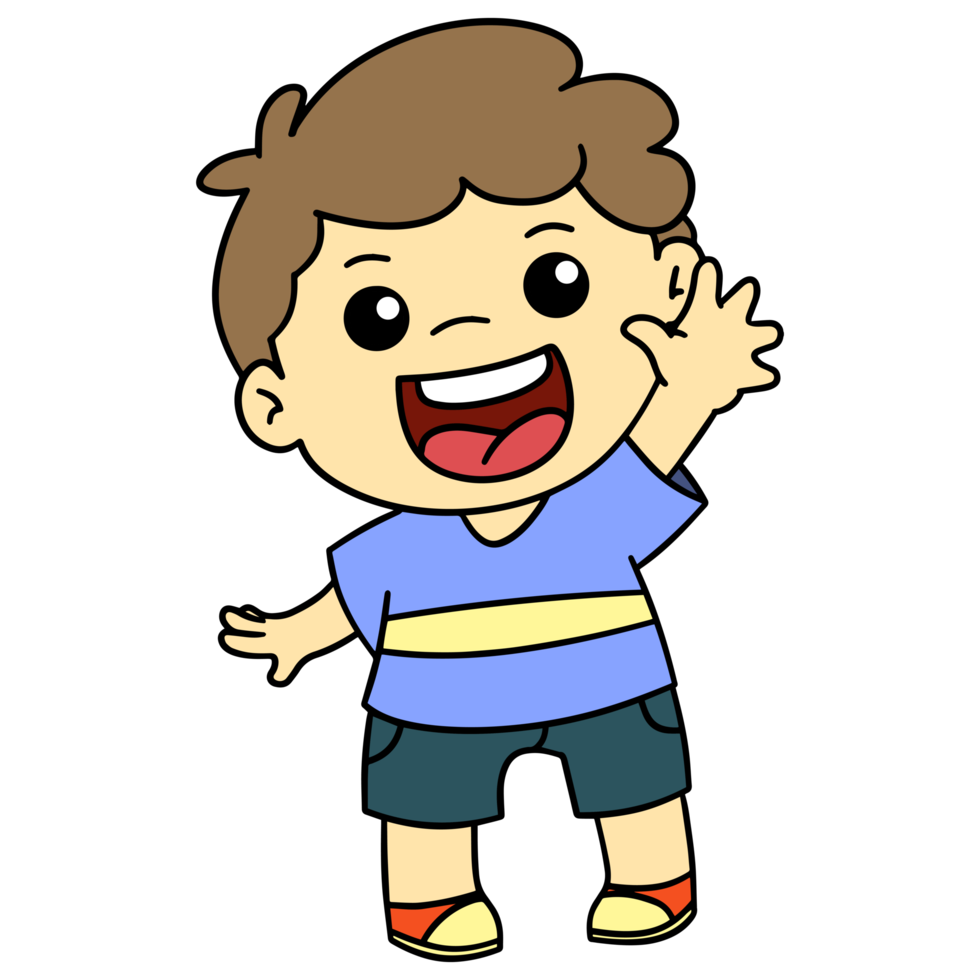 cartone animato bambini ragazzo 01 png