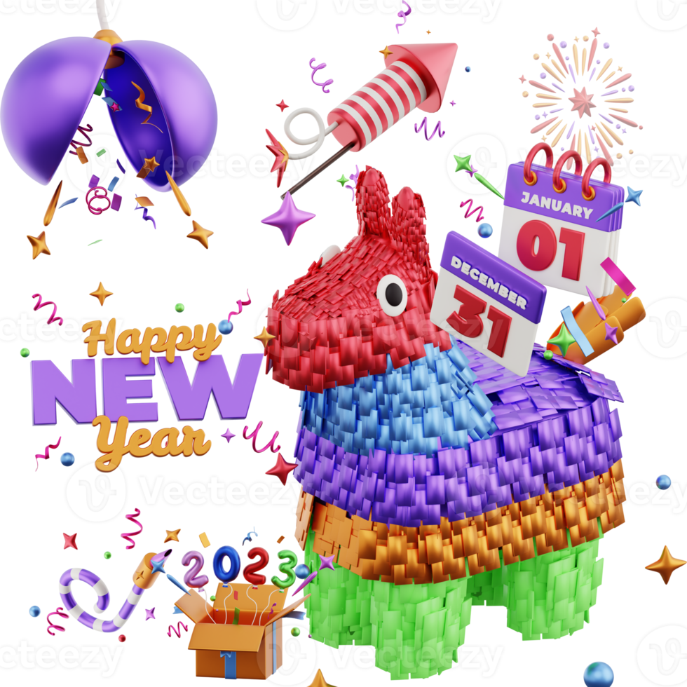 Happy New Year 2023 png