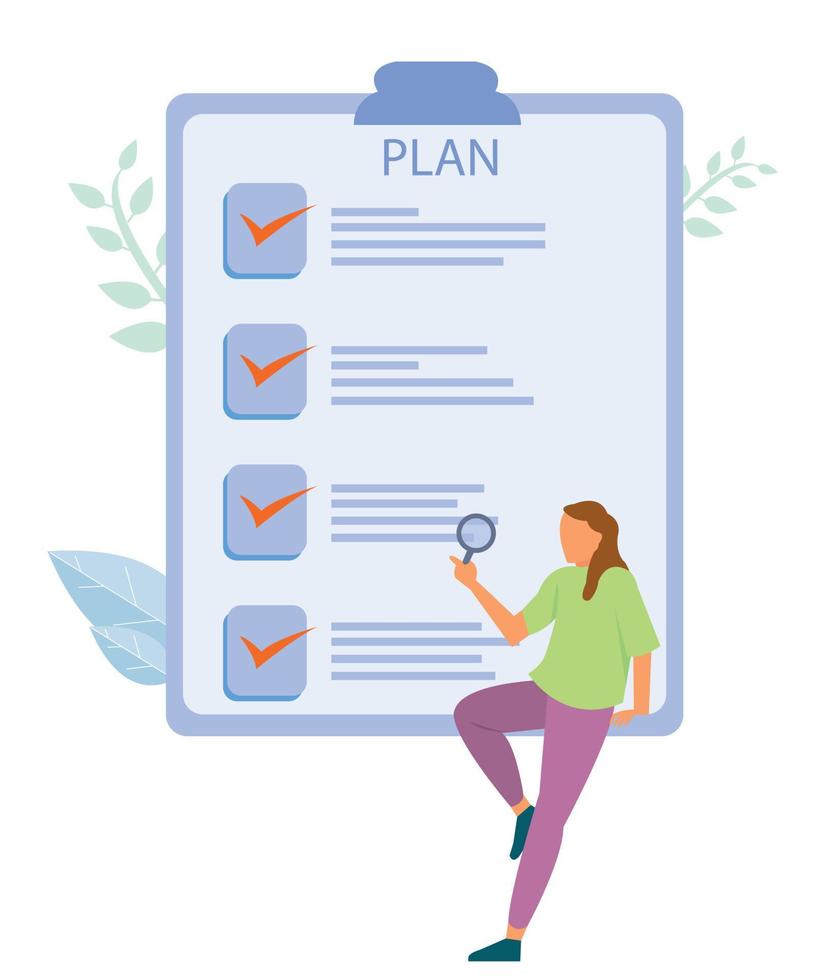 Management concept. Successful business project planning, development and scheduling. Management and marketing strategy development, leadership and coordination vector