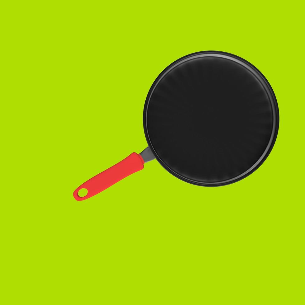 Frying pan isolated on a background photo