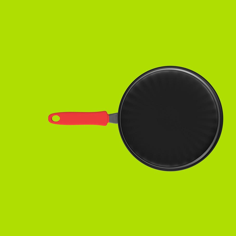 Frying pan isolated on a background photo