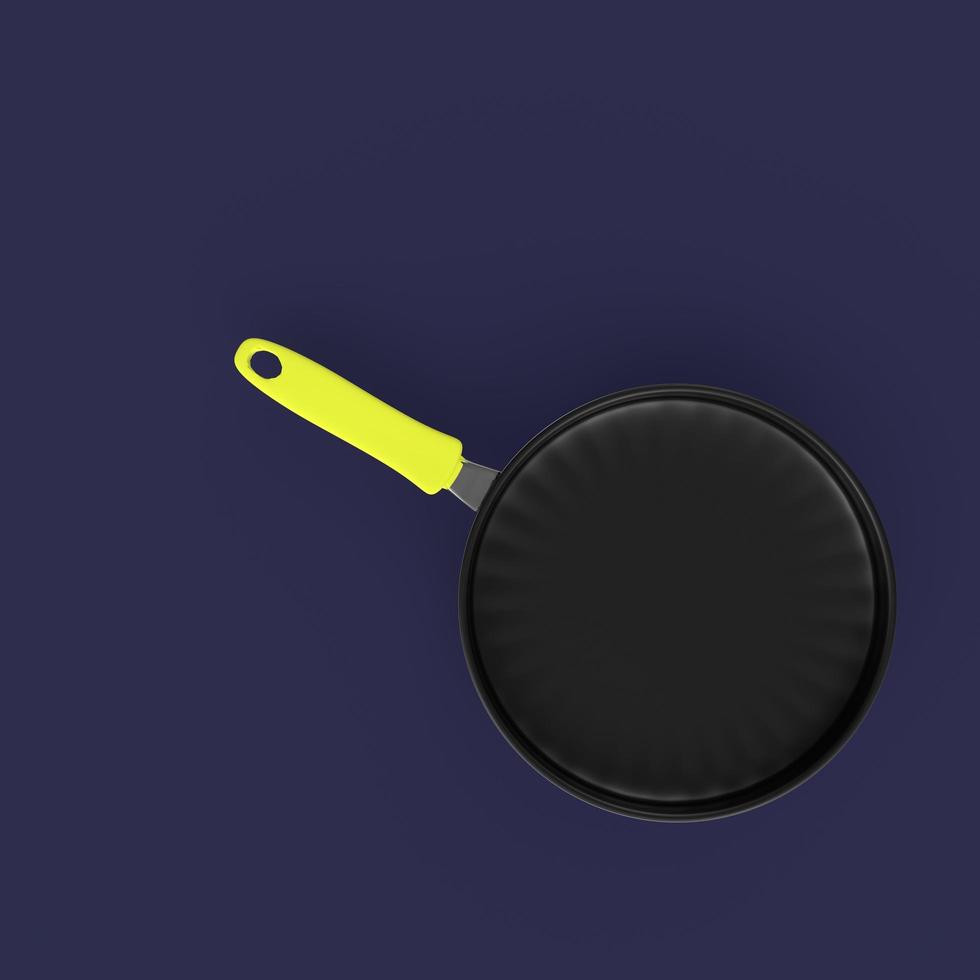 Frying pan isolated on a background photo