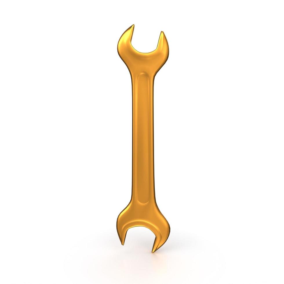 wrench isolated on background photo