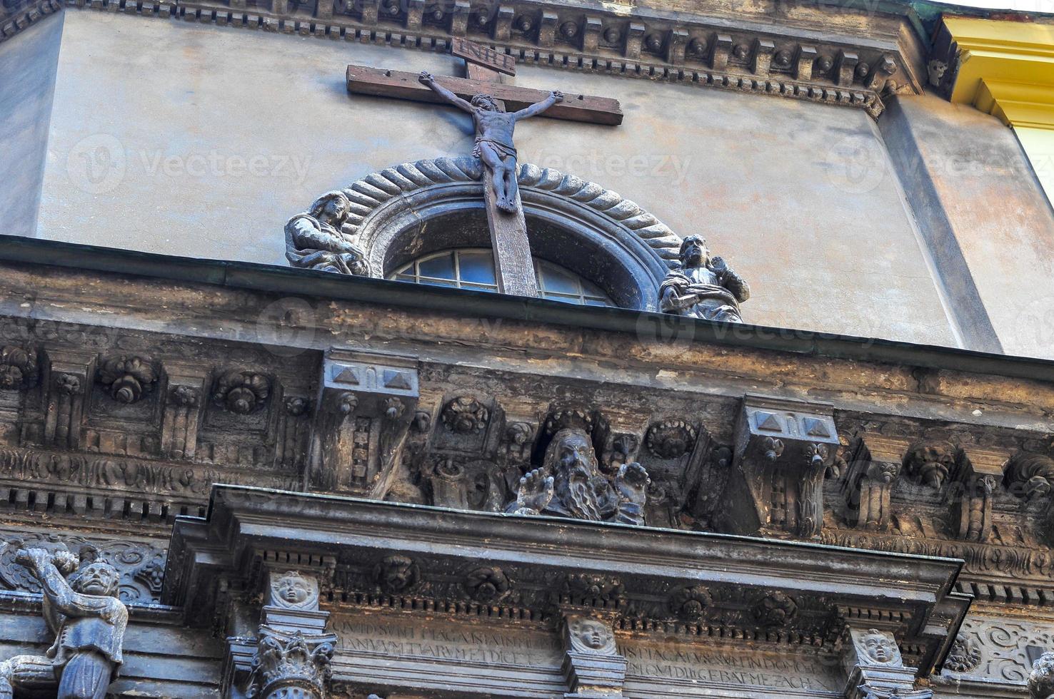 Latin Cathedral, also known as the Cathedral Basilica of the Assumption in Lviv, Ukraine. photo