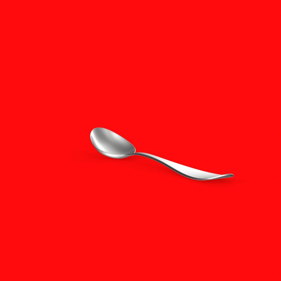 spoon isolated kitchen object photo