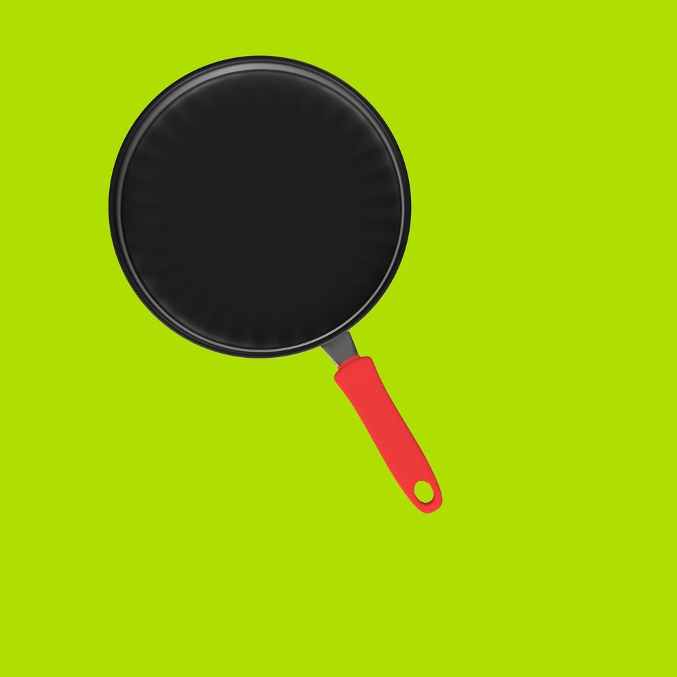 Frying pan isolated on a background photo