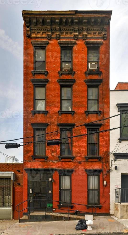 Old walk-up building in the Williamsburg neighborhood of Brooklyn, New York. photo