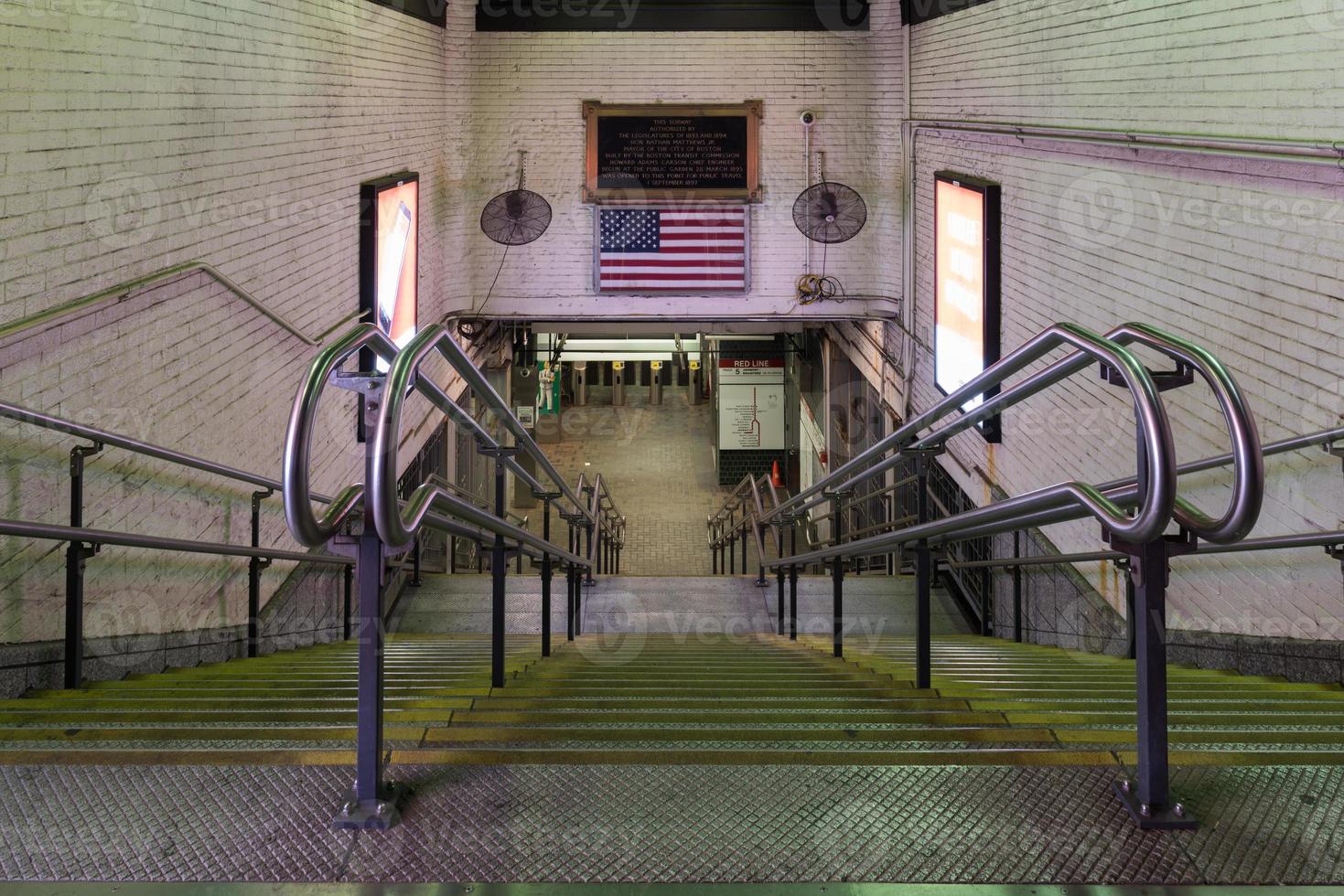 Park Street Station on the MBTA subway system, located at the intersection of Park Street and Tremont Street under Boston Common in downtown Boston. photo