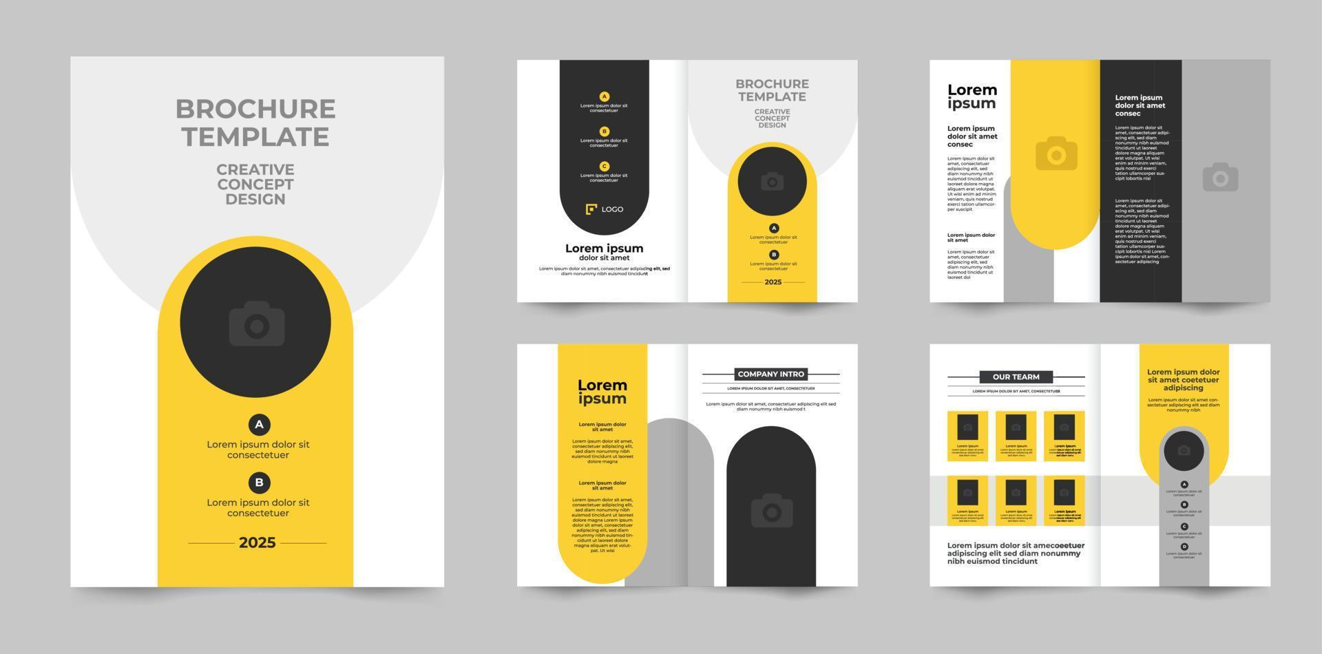 creative minimal business proposal template or company profile brochure vector