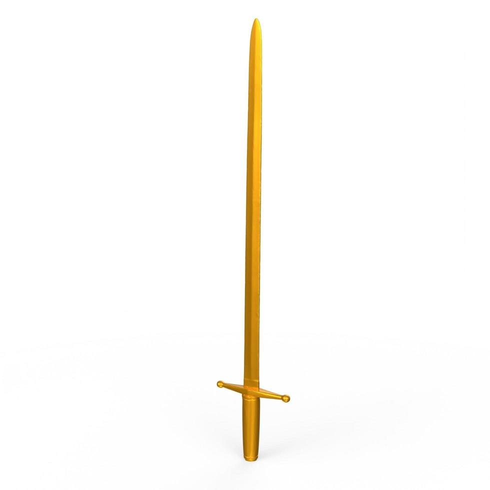 sword isolated on background photo