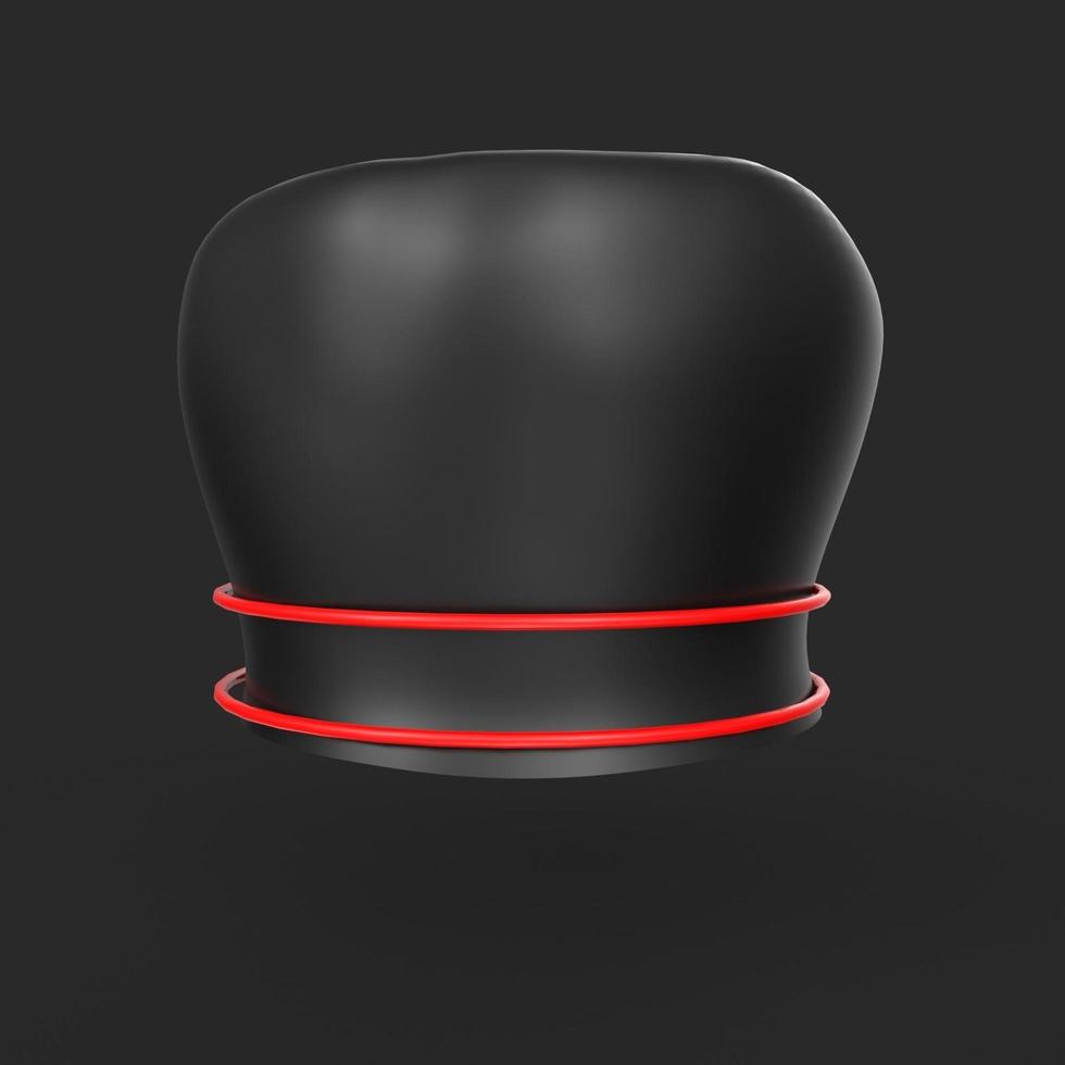 crown hat with ribbon isolated on background photo