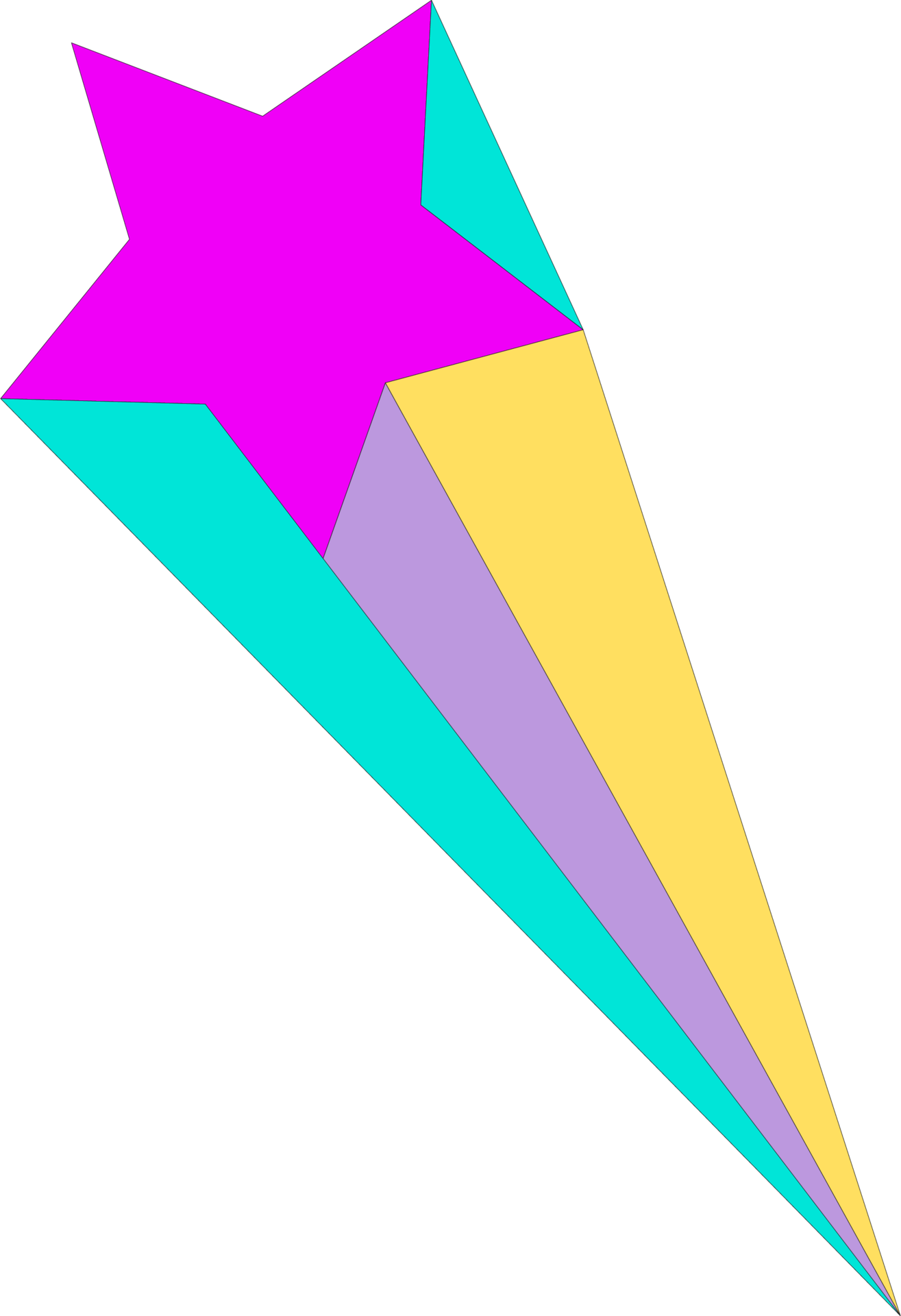 Purple retro star 16723740 PNG