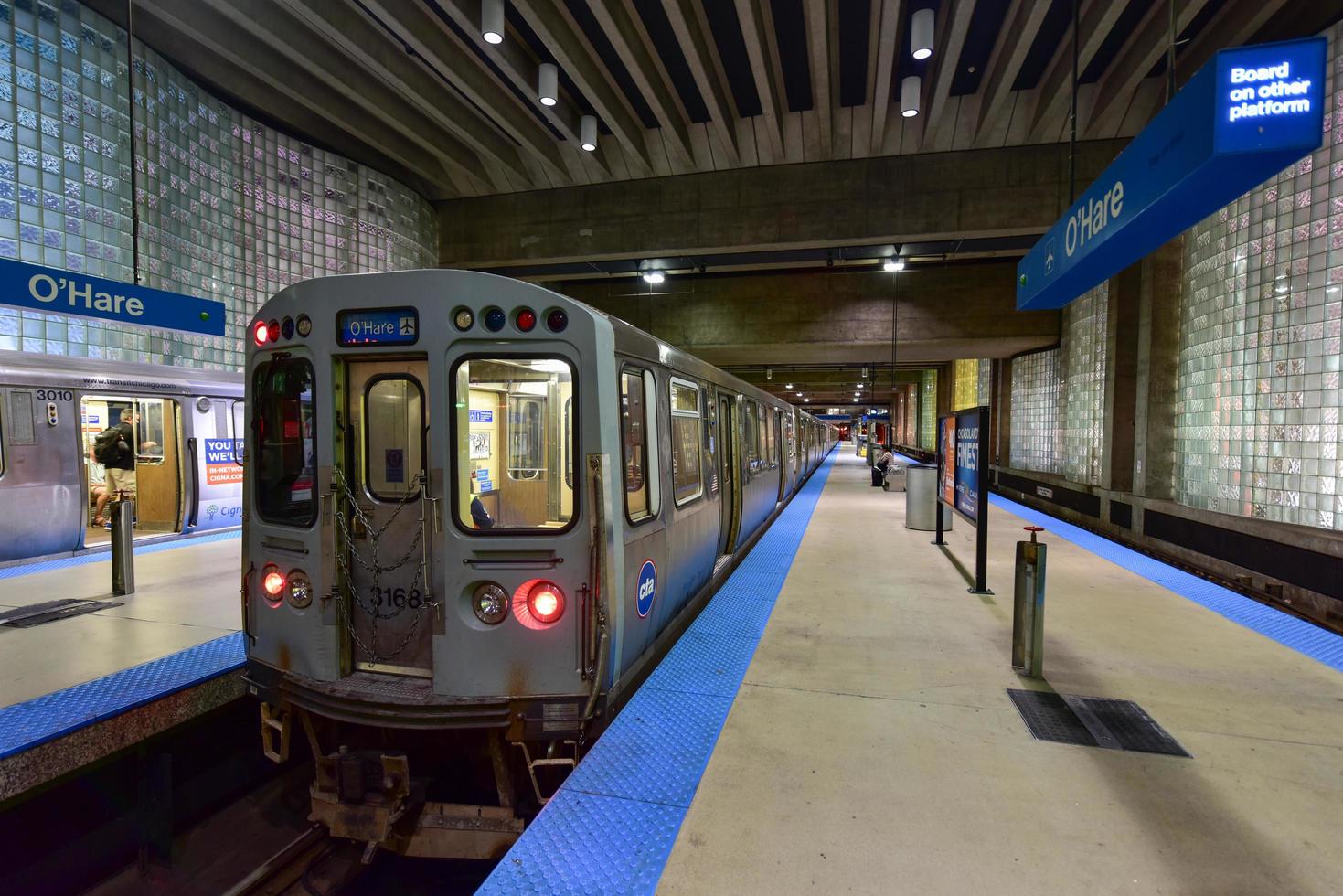 O'Hare Airport Subway Station - Chicago, 2022 photo
