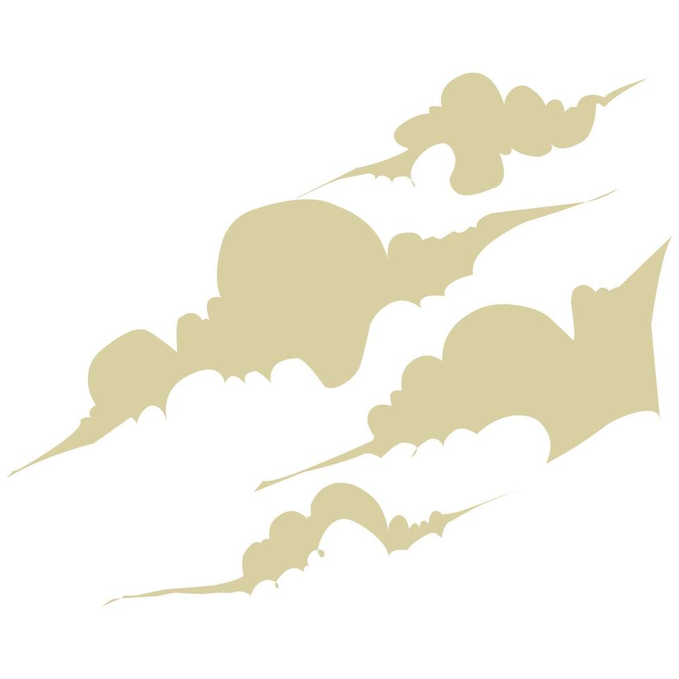 Illustration vector graphic of Cloud. Abstract cloudy. Perfect for ico, logo, sticker, tattoo