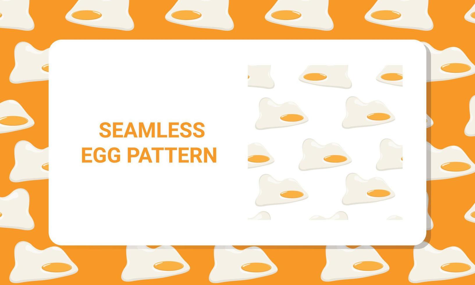 Seamless egg pattern vector design