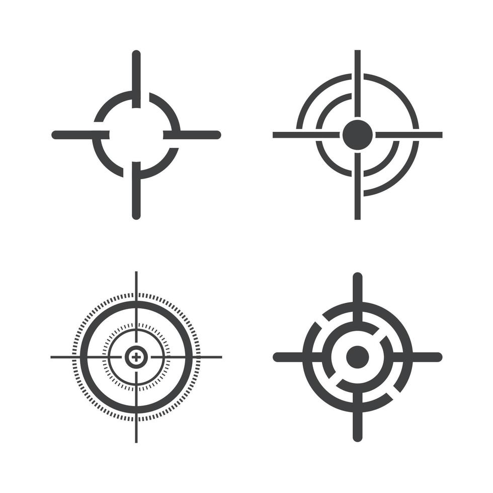 Target icon vector