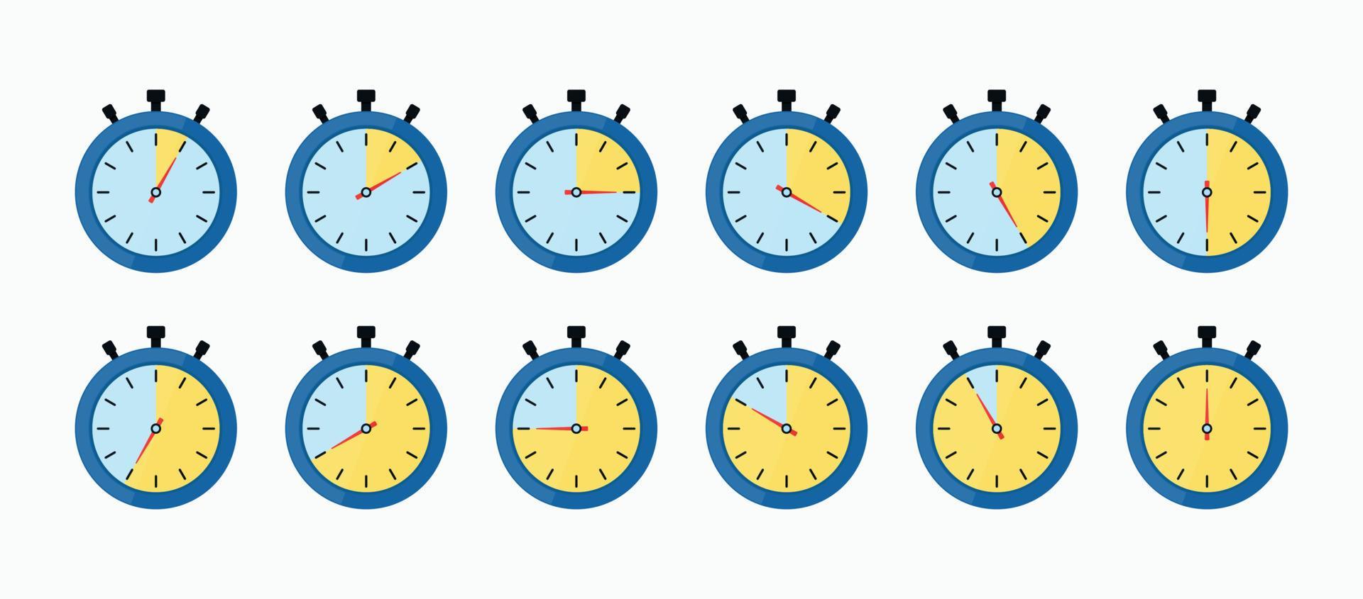 Timer, stopwatch countdown vector illustration 16724352 Vector Art at