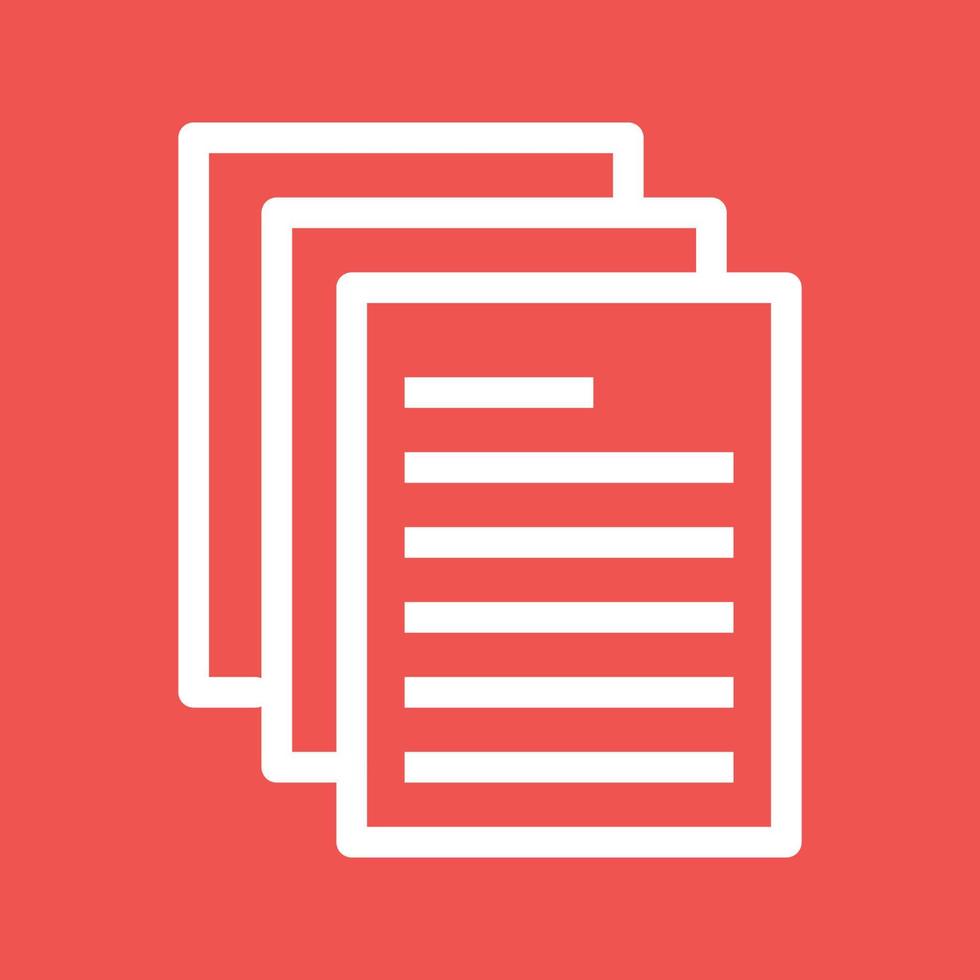 Documentation Line Color Background Icon vector