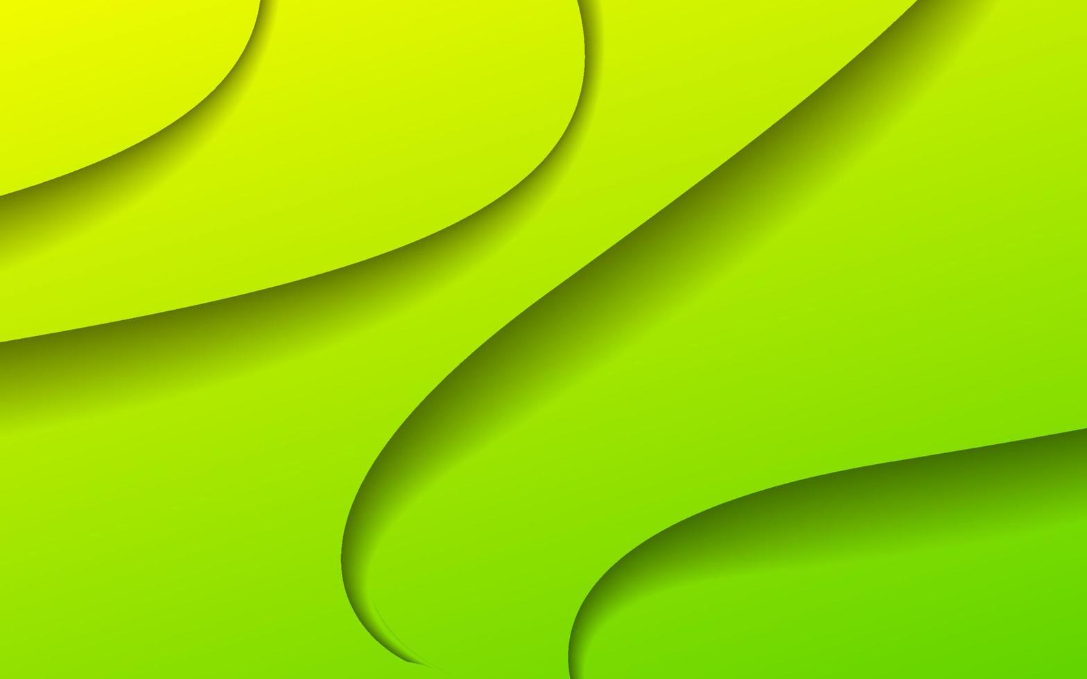 Abstract green color with shadow background vector