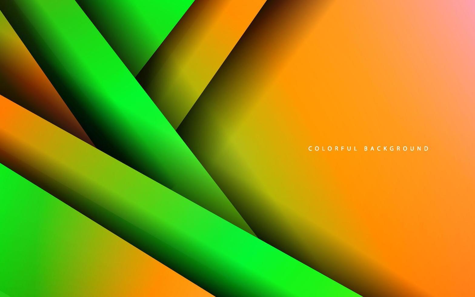 Abstract overlap layer multicolor banner background vector