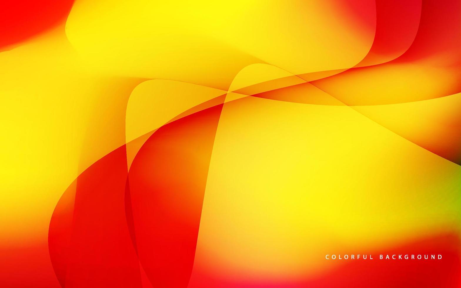 Abstract gradient orange wave background vector