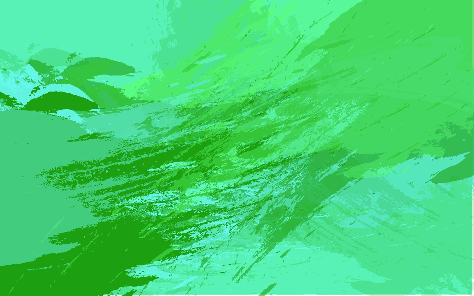 grunge textura pintura abstracta greencolor fondo vector