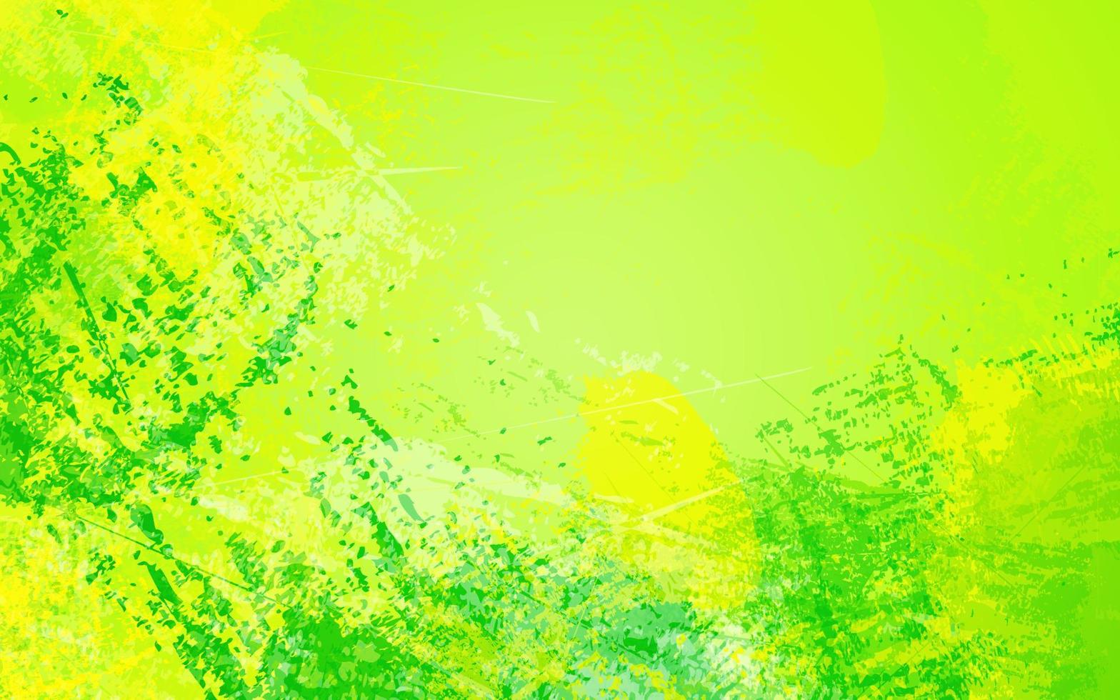 Abstract grunge green paint background vector