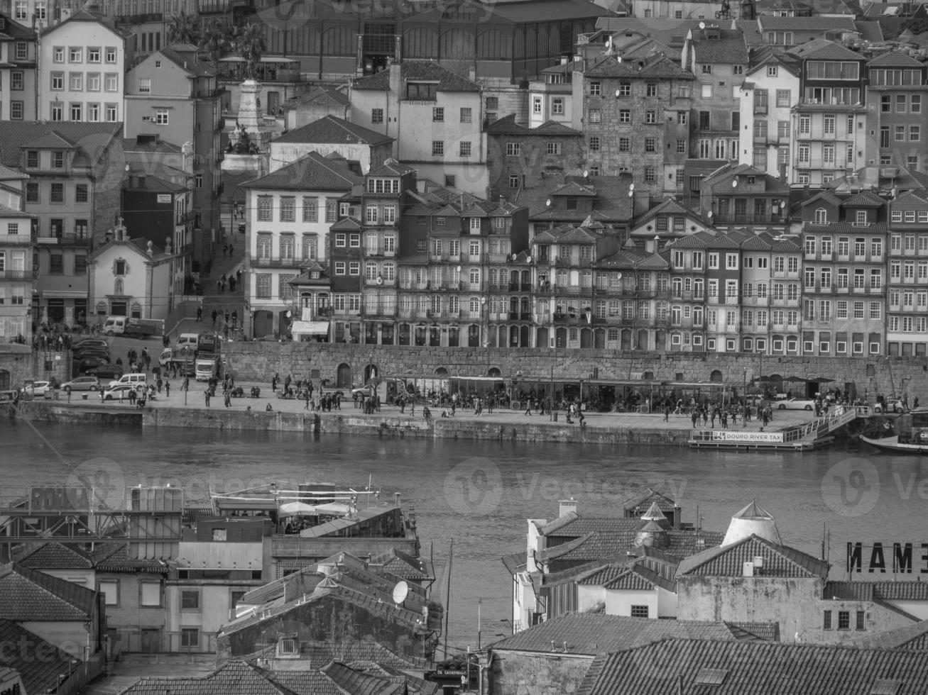 porto at the douro river photo