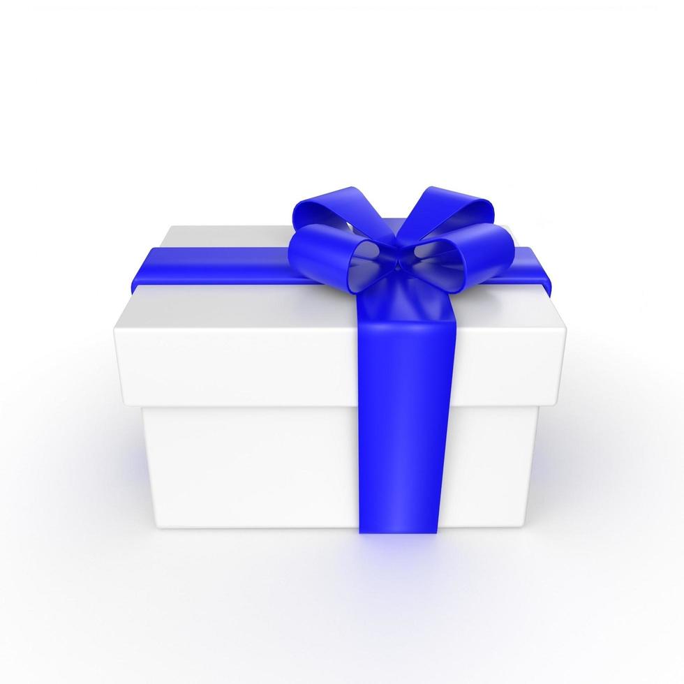 gift box isolated on background photo