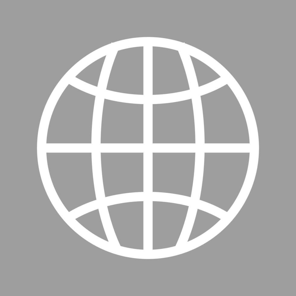 Globe Line Color Background Icon vector