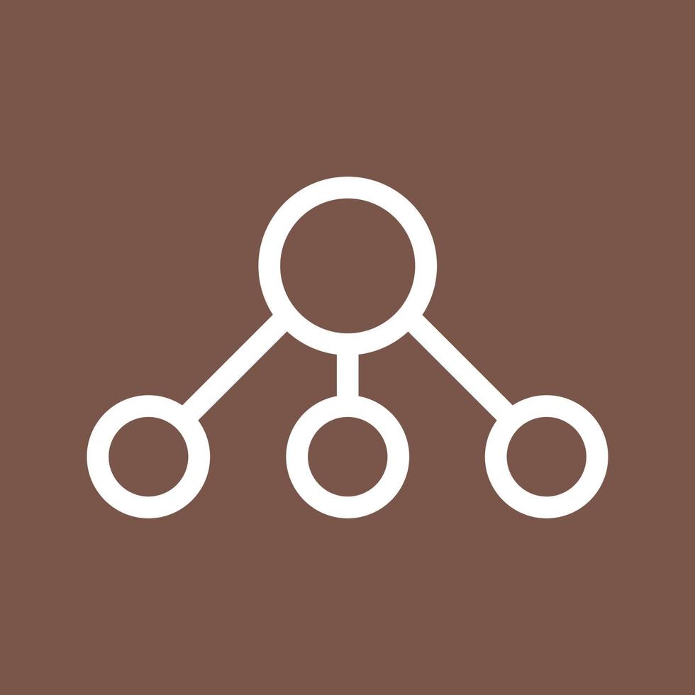 Nodes Line Color Background Icon vector