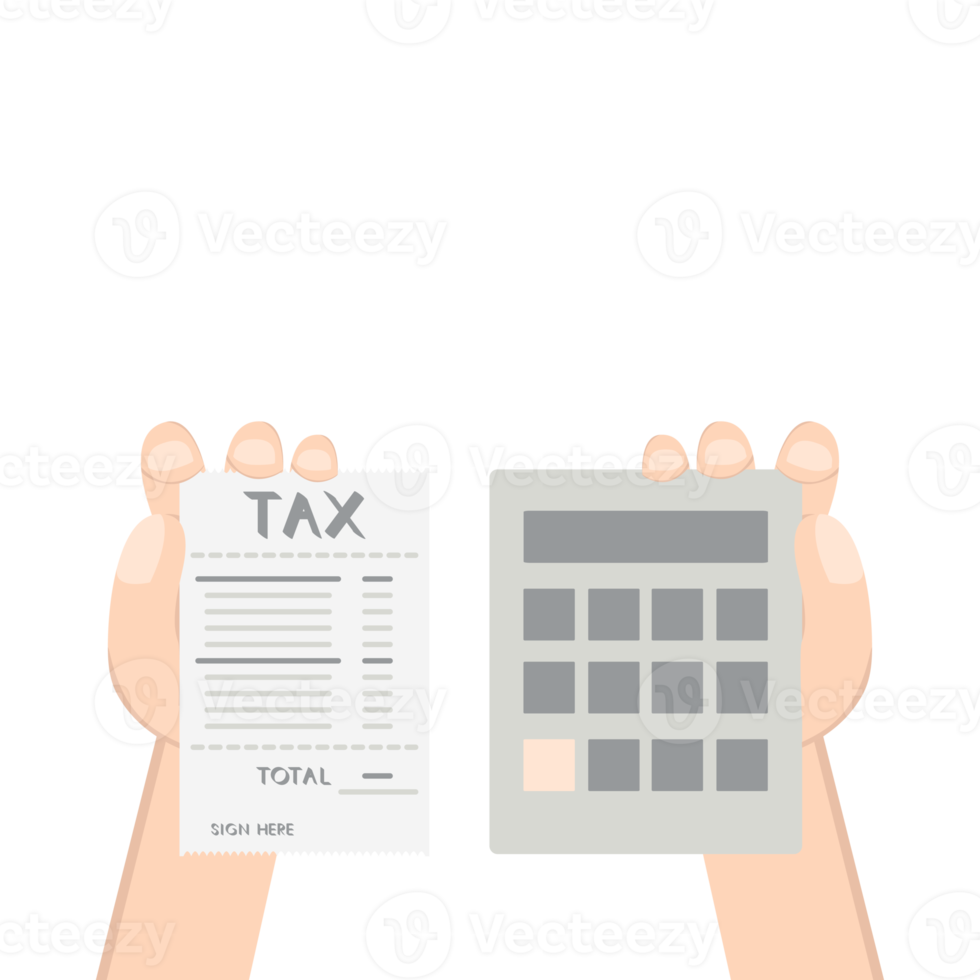 hand- vergelijken resultaat van calc tellen belasting papier png