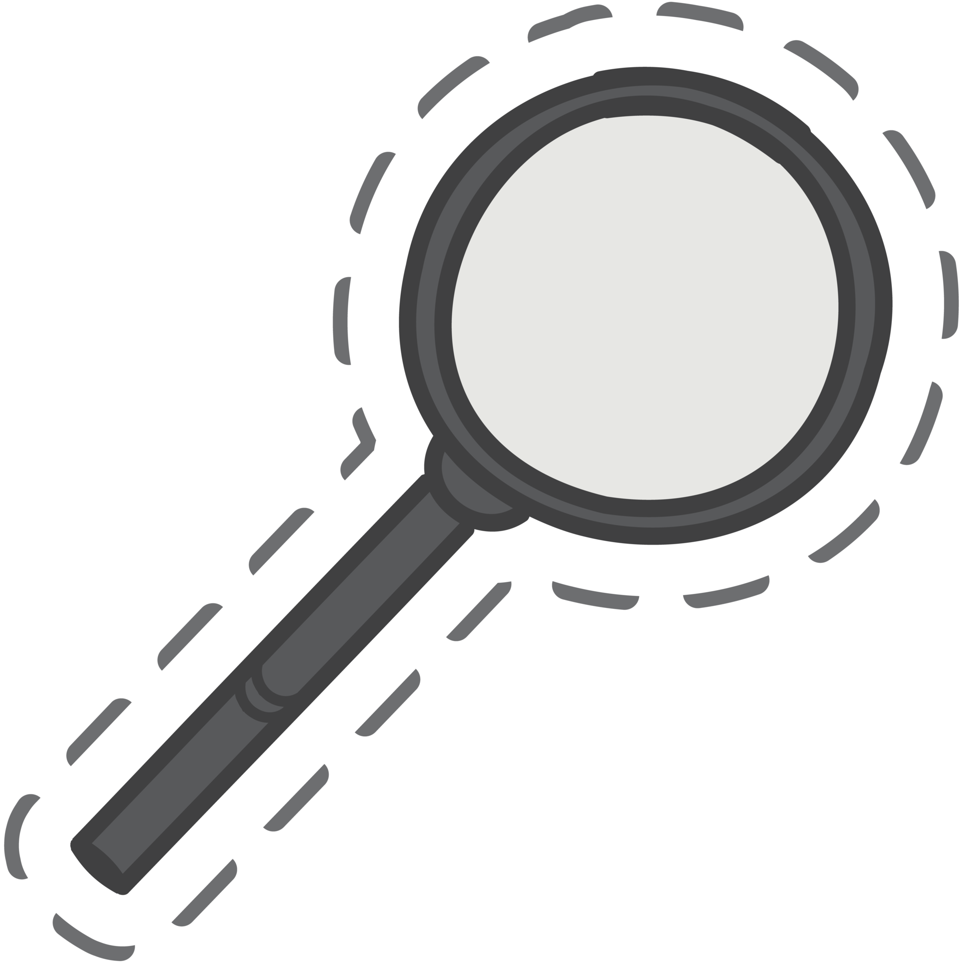 Aesthetic Magnifying glass Sticker Back To School 16725387 PNG