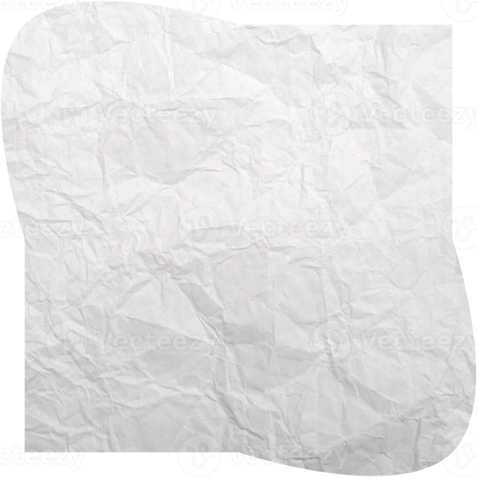 vintage scratched paper sheet in basic shape collection png