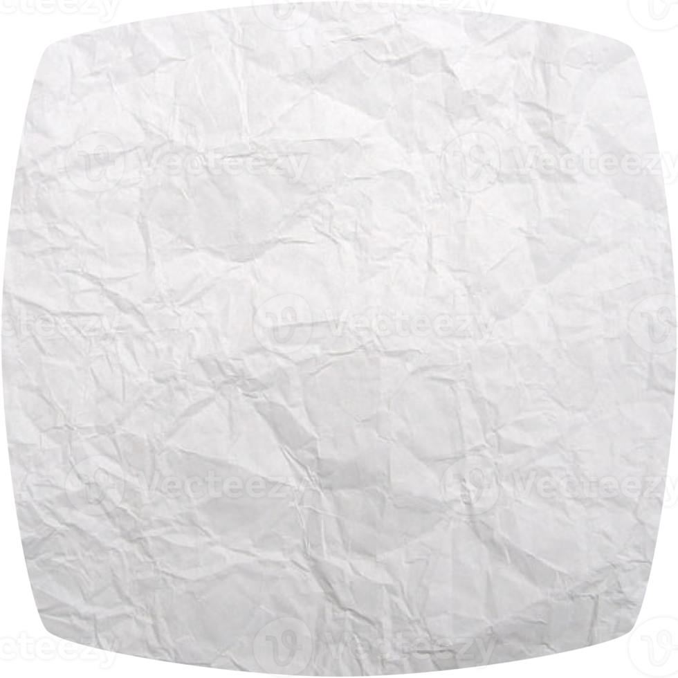 hoja de papel rayado vintage en colección de formas básicas png