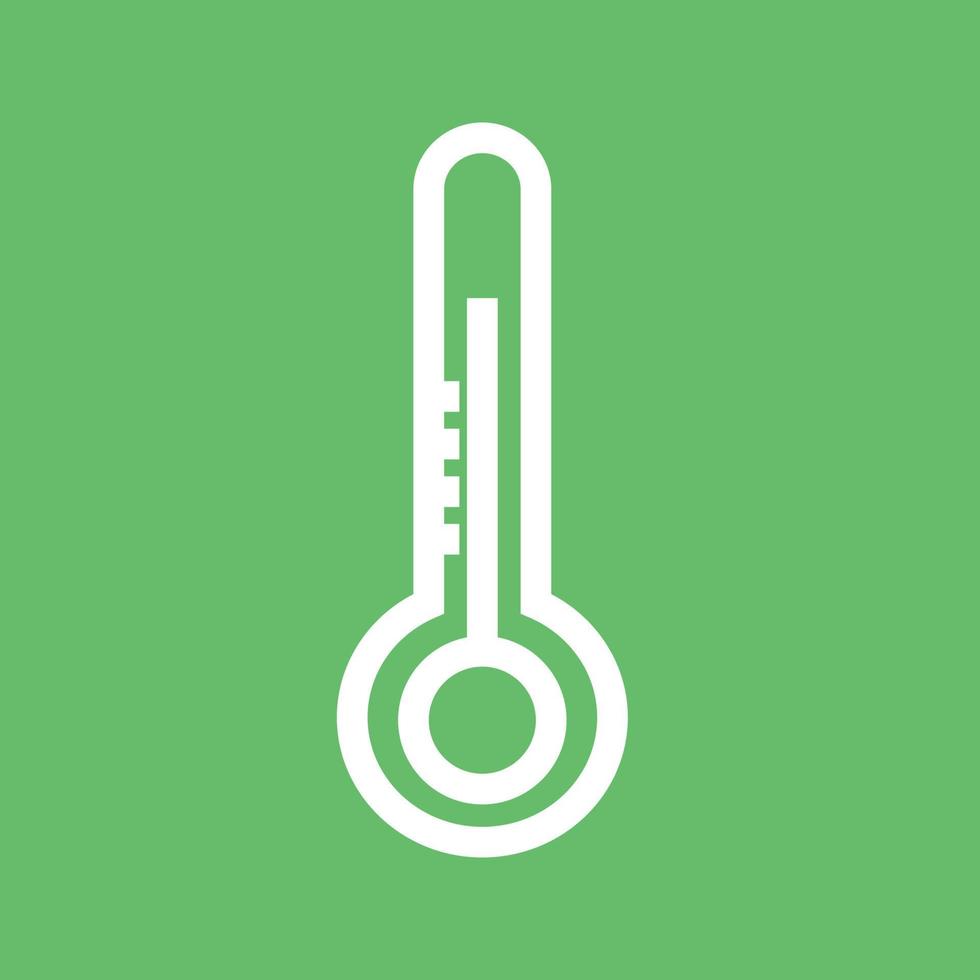 Temperature Check Line Color Background Icon vector
