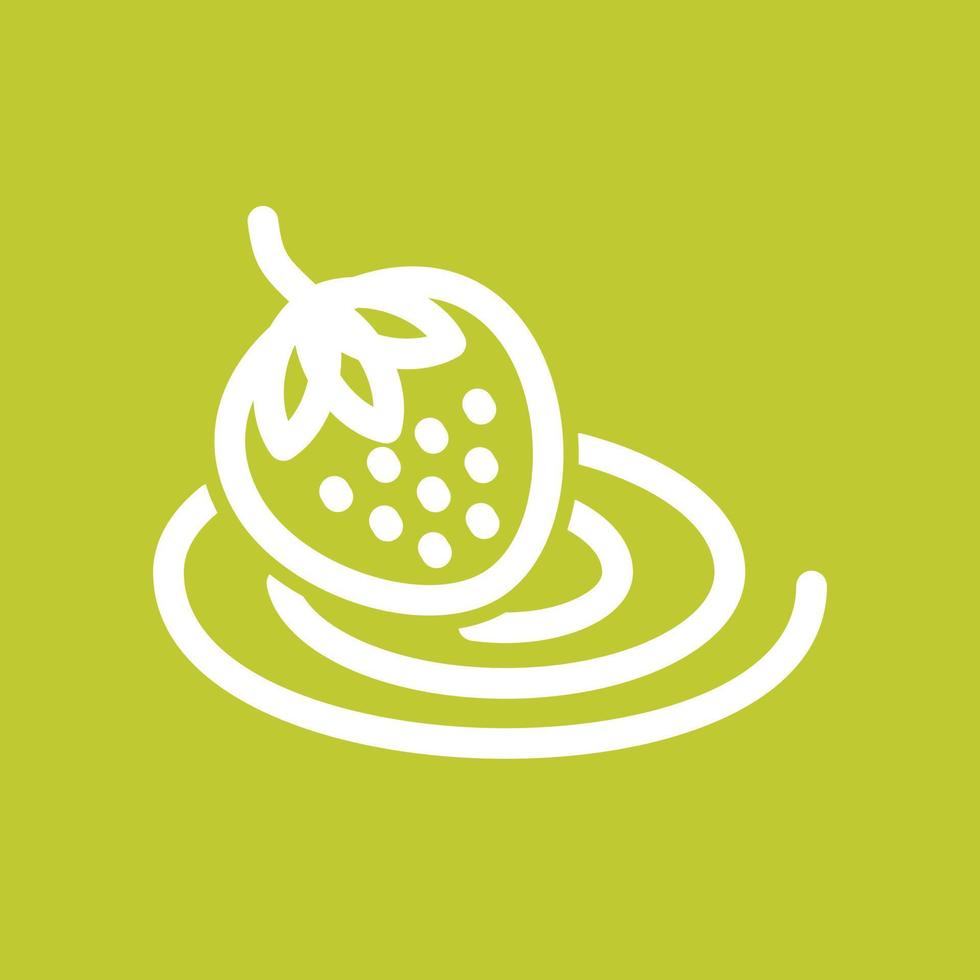 Cream swiss roll Line Color Background Icon vector