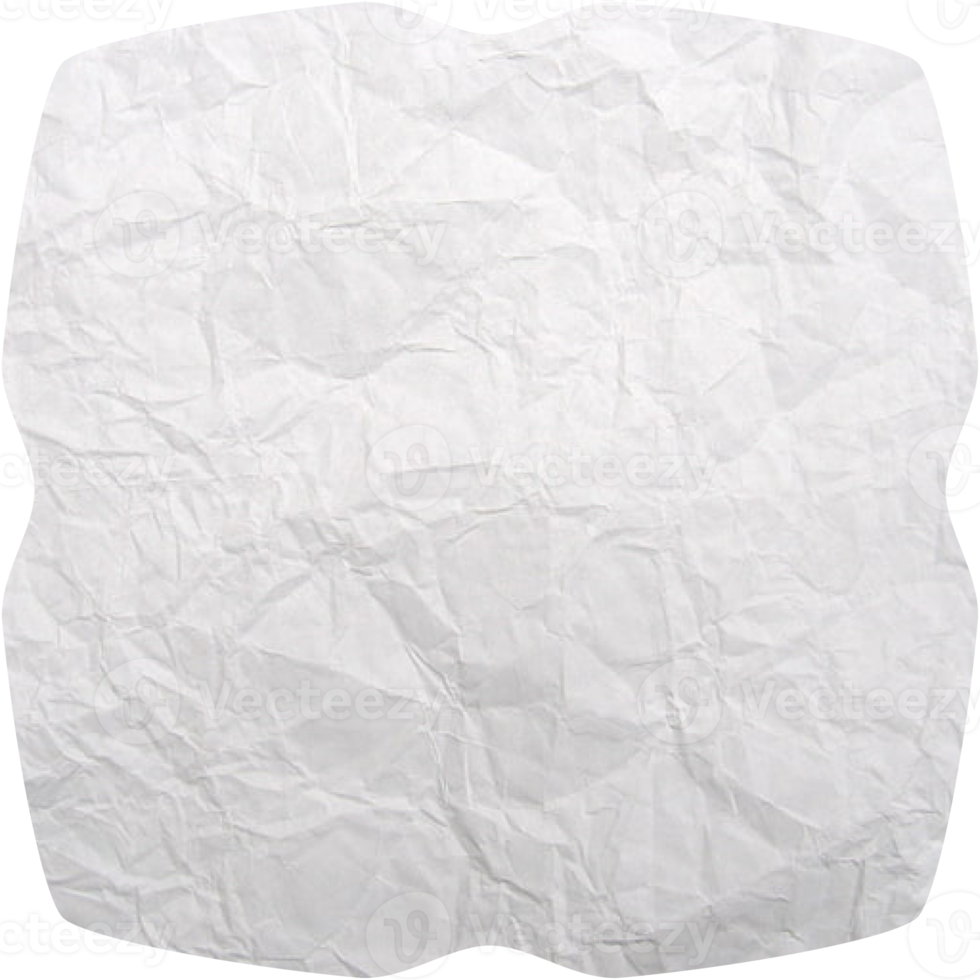 vintage scratched paper sheet in basic shape collection png