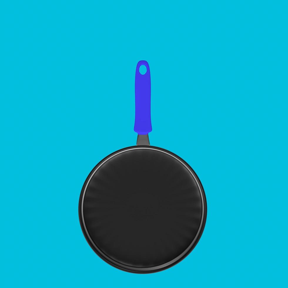 Frying pan isolated on a background photo