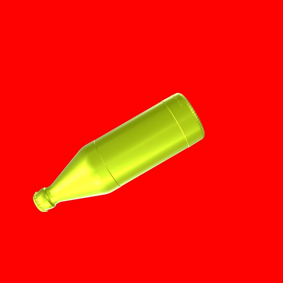 bottle of water isolated photo