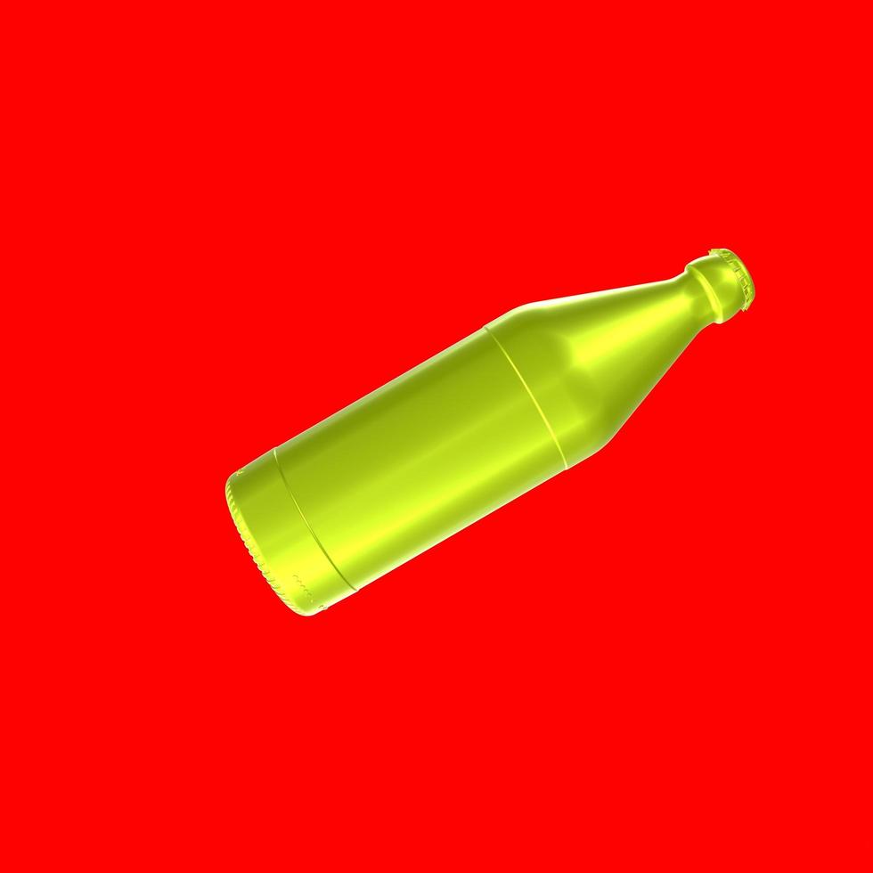 bottle of water isolated photo