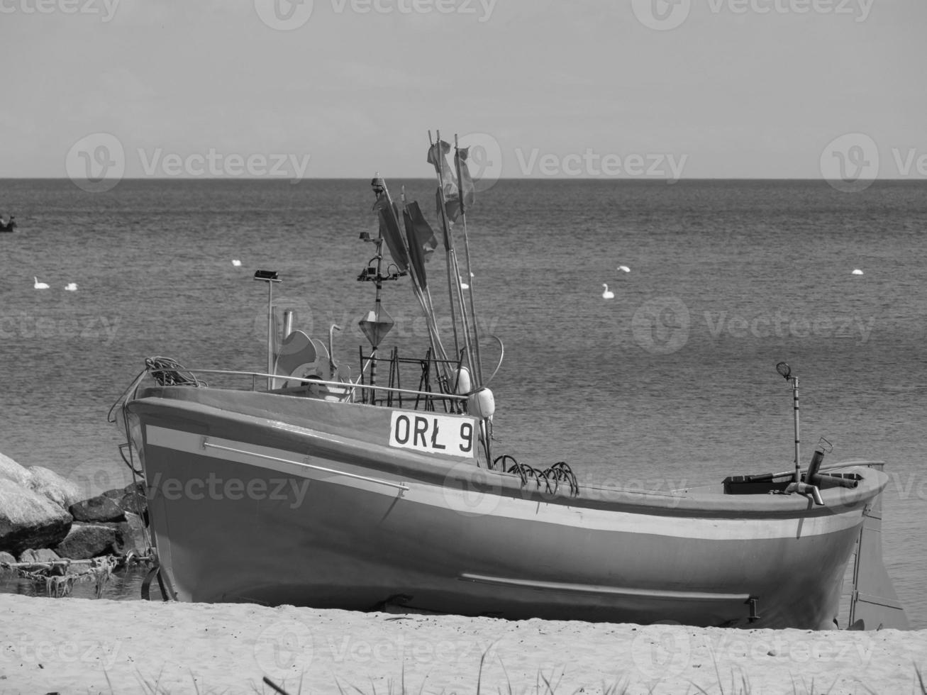 at the baltic sea in poland photo