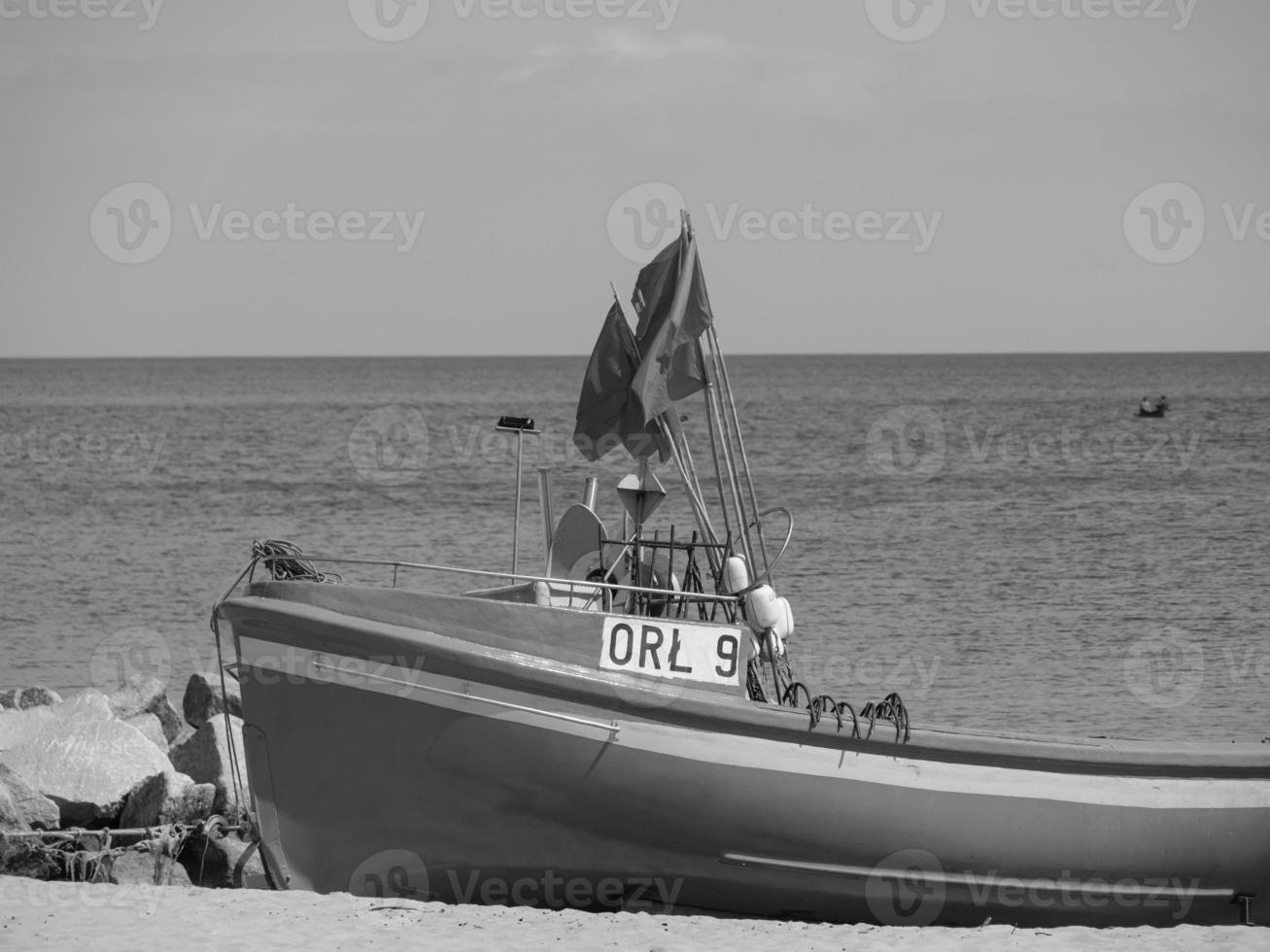 at the baltic sea in poland photo